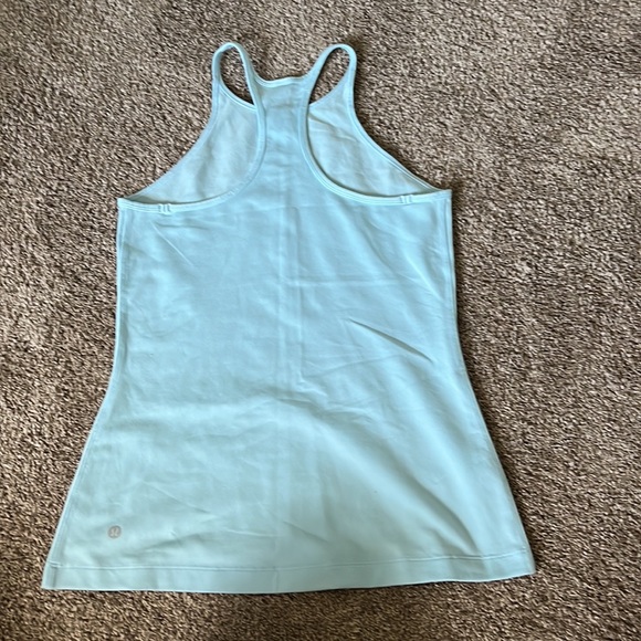 Light Blue Lululemon Top. Size 6. - Picture 2 of 3